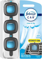 Febreze Car Air Freshener, Odor-Fighting Automotive Vent Clip, Linen & Sky Scent - Image 9