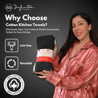 Infinitee Xclusives 100% Cotton Kitchen Towels - Image 2