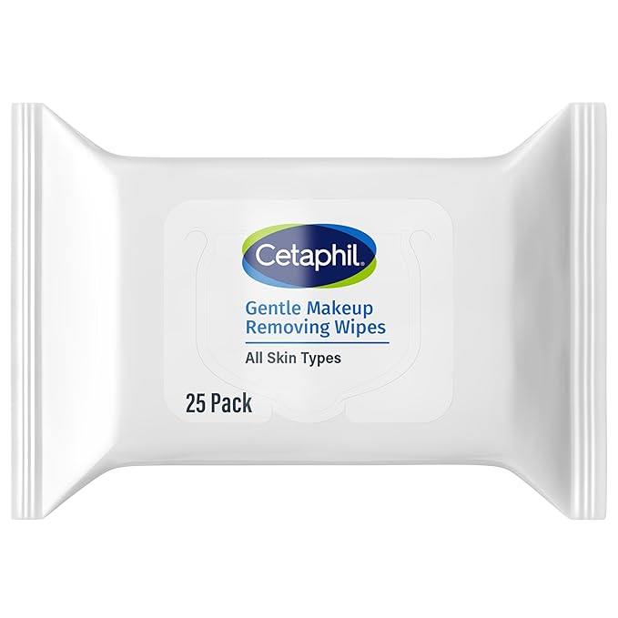 Cetaphil Gentle Makeup Removing Face Wipes, Daily Cleansing Facial Towelettes by Cetaphil