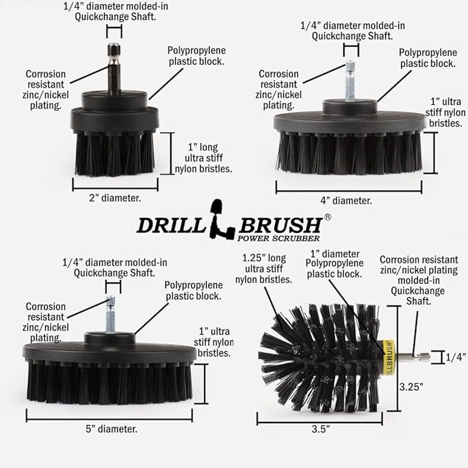 Drillbrush BBQ Grill Cleaning Kit - Image 5