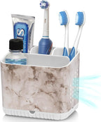 Toothbrush Holders for Bathrooms, Kids Electric Toothbrush and Toothpaste Holder by PARKMANI