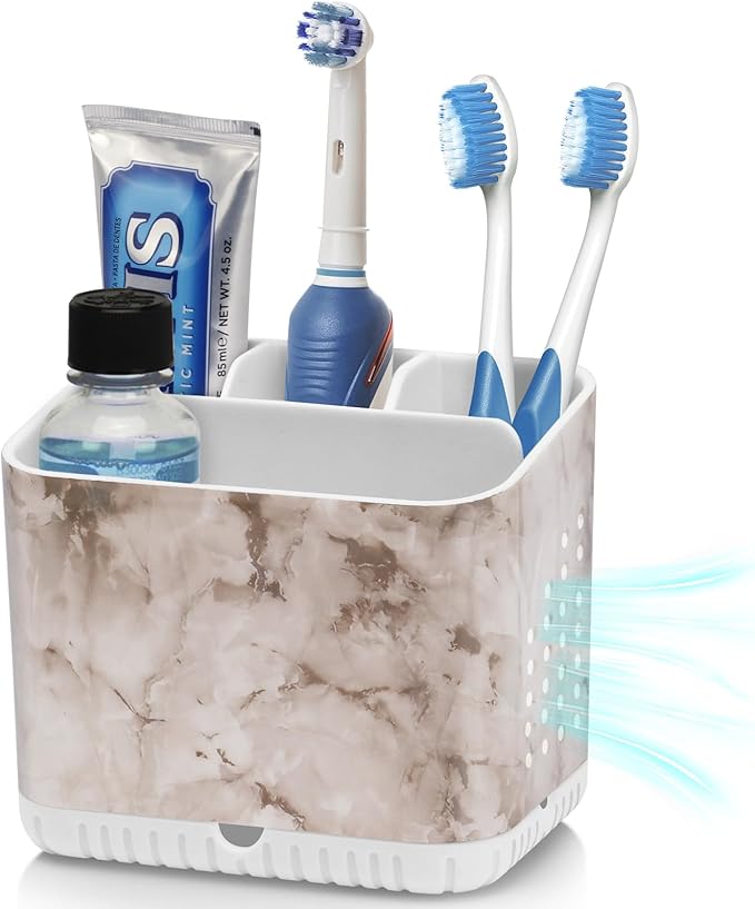 Toothbrush Holders for Bathrooms, Kids Electric Toothbrush and Toothpaste Holder by PARKMANI