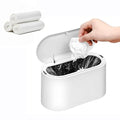 SUBEKYU Mini Trash Can with Lid, Small Desk Trash Can, Countertop Mini Garbage by SUBEKYU