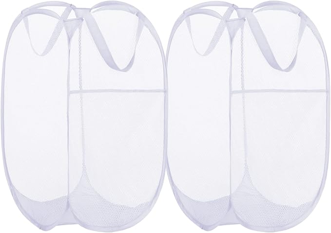 BATTOO Deluxe Strong Mesh Pop up Laundry Hamper Basket by BATTOO
