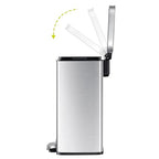 EKO Madison 12L / 3.2 Gal Bathroom Trash Can - Image 4