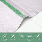 Bar Mop Green Stripe 10 lbs 16x19 Pack of 60, 100% Cotton Double Stitched Route - Image 2