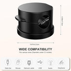 6pcs Magnetic Cable Clips, 360° Swiveling Adhesive Cable Organizer - Image 6