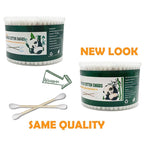 Thick Cotton Swabs, XL Size Natural Bamboo Cotton Buds 3 pack - Image 3