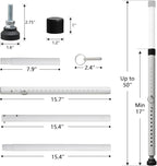 BeBecome Sliding Door Security Bar，17-50 inch Adjustable Patio Door Security bar - Image 5