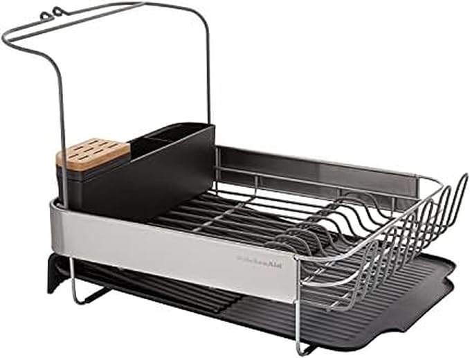 KitchenAid Full Size, Rust Resistant Expandable Dish Rack by KitchenAid