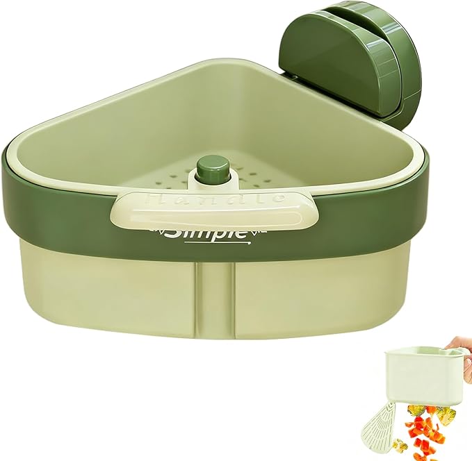 2026 New Suction Cup Sink Strainer | Corner Sink Strainer | Sinks Trash Food by Unknown