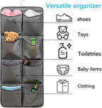Dual Sided Hanging Closet Organizer Shoe Rack Holder - Image 2