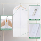 12 Pack Garment Bags for Hanging Clothes - Image 4