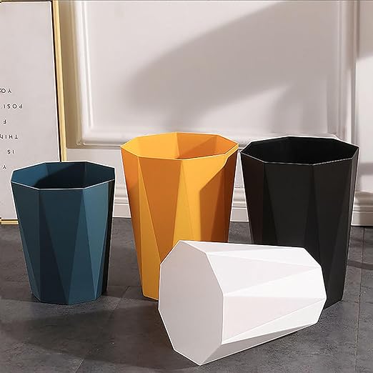 Bathroom Trash Can Garbage Can 1.8 Gallon Small Waste Basket Recycling Bin - Image 8