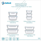 18 Piece Glass Food Storage Containers - Image 2