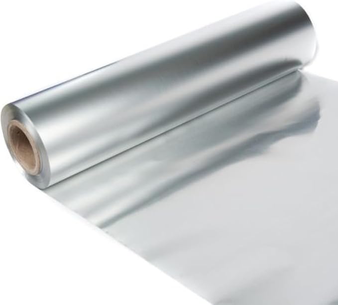 Urban Box Co. 12" x 1000' Standard Aluminum Foil Roll, Commercial-Grade Silver - Image 4