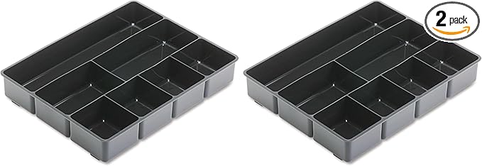 Rubbermaid Extra Deep Desk Drawer Director Tray, 11.875 x 15 x 2.5 Inches by Rubbermaid