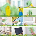 HOMEXCEL Microfiber Glass Cleaning Cloths-6PK, Stainless Steel, Premium Magic - Image 6