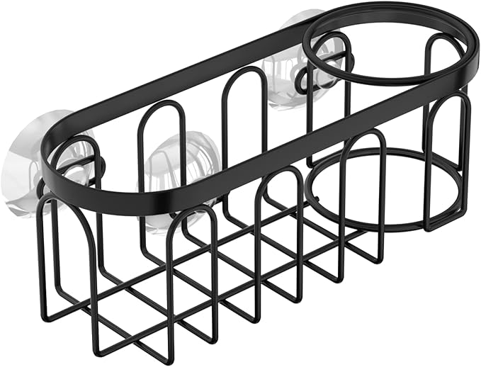 Yazoni 2-in-1 Sponge Holder for Kitchen Sink, Sink Caddy Kitchen Sink Organizer - Image 2