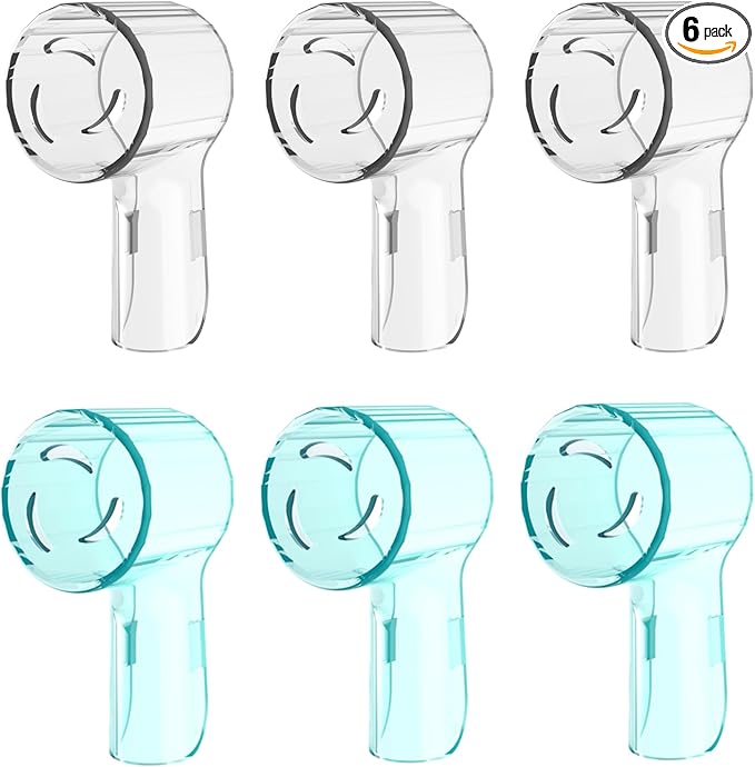 6 Pack Toothbrush Dustproof Cover Compatible by HSYTEK