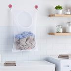 Hanging Laundry Hamper Bag, Breathable Mesh Laundry Hamper over the Door - Image 5