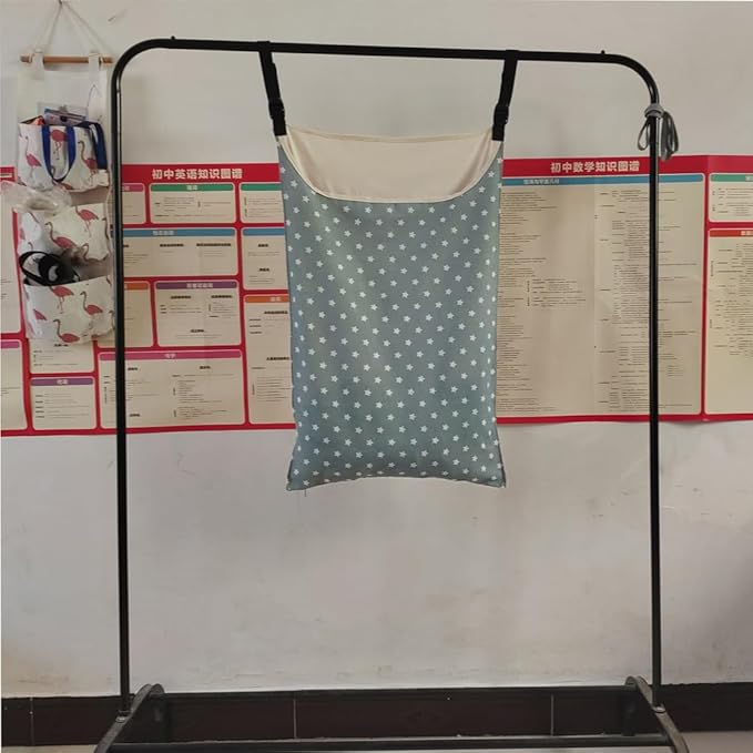 Adjustable Space Saving Door Hanging Laundry Hamper Bag Dorm Laundry Bag - Image 5