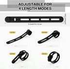 42 Pcs Silicone Cable Ties Reusable Cord Organizer Adjustable Data Cable Wraps - Image 4