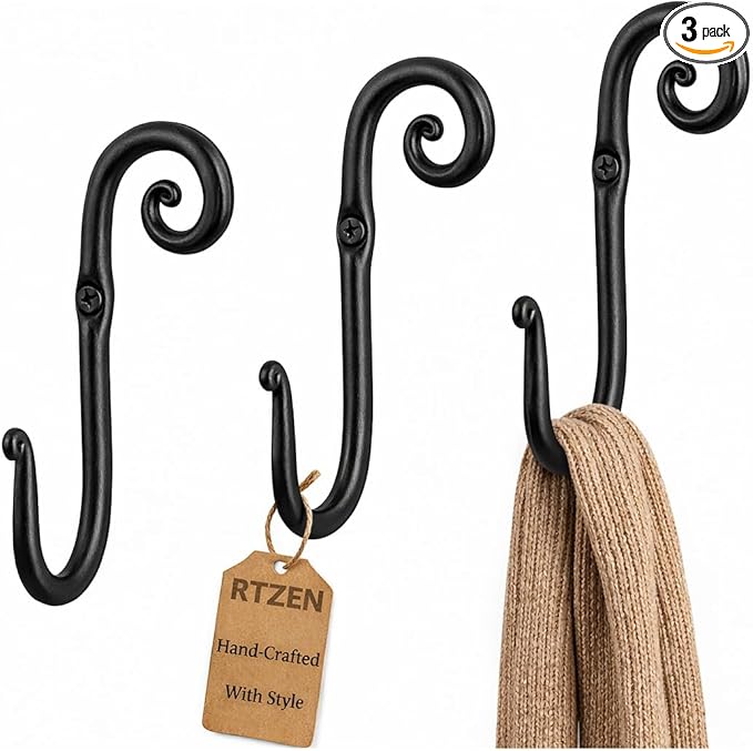 RTZEN Wall Mount Hook Set by RTZEN