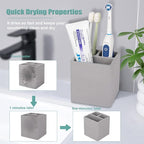 Diatomite Toothbrush Holders for Bathrooms, Electric Toothbrush and Toothpaste - Image 3