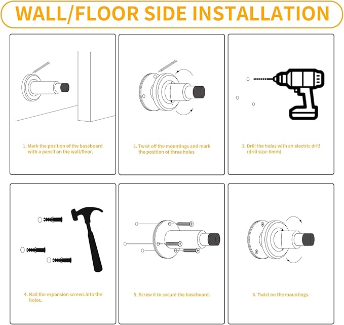 Door Stoppers - Heavy-Duty Adjustable Stoppers - Image 4
