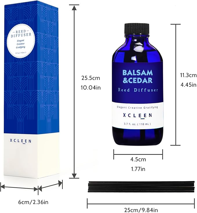 Reed Diffusers for Home, Balsam & Cedar Diffuser - Image 2