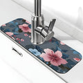 Women Girls Flower Kitchen sink faucet pad, strong water absorption, anti slip by Unknown