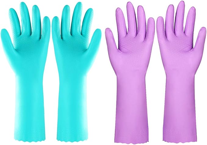 Elgood Reusable Dishwashing Cleaning Gloves - Image 8