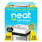 Neat Tall Kitchen 13 Gallon Drawstring Trash Bags by NeatTrashBags