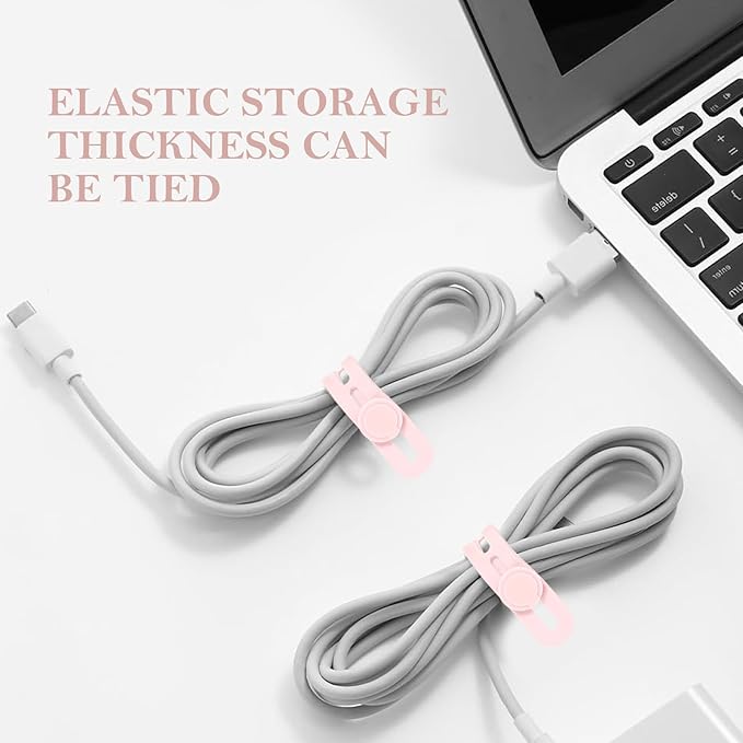 Donruby 30Pcs Silicone Cable Ties - Image 6