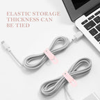 Donruby 30Pcs Silicone Cable Ties - Image 6