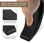 Door Stoppers for Bottom of Door on Floor, Premium Rubber Door Stopper Wedge - Image 3