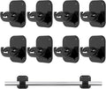 Adhesive Curtain Rods No Drilling Holder, No Drill Curtain Rod Brackets by Unknown