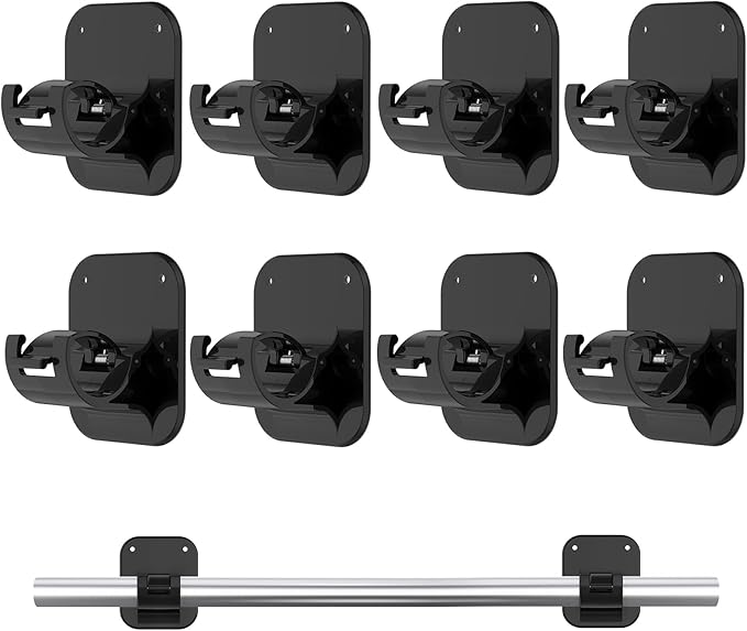 Adhesive Curtain Rods No Drilling Holder, No Drill Curtain Rod Brackets by Unknown