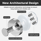 Shower Hooks for Inside Shower, Suction Cup Hooks for Glass Window, Removable - Image 2