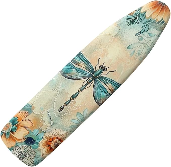 Mandala Flower Dragonfly Ironing Board Cover and Pad 15 X 54 Thick Padding by Tongluoye