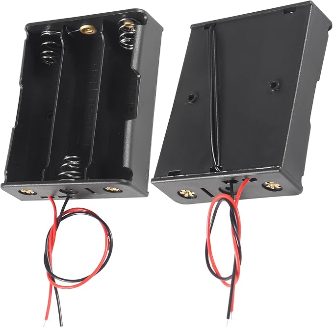 5pcs 18650 Battery Clip 3 Slots 11.1V Plastic 18650 Battery Storage Box Case - Image 4