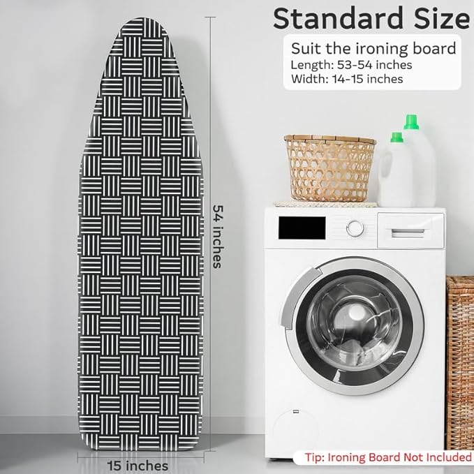 FIOBEE Ironing Board Cover and Pad Extra Thick Iron Board Pad - Image 6