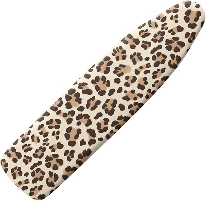 Leopard Ironing Board Cover and Pad Non-Slip Thick Resist Scorching Ironing by Pzuqiu