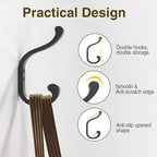 Coat Hooks Wall Mount for Hanging, Heavy Duty Backpack Hooks for Wall, Hold up - Image 4