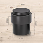SANATO 25Pcs Black Door Stopper Floor Mounted - Image 6