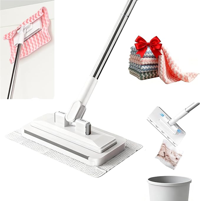 Snap Grip Mini Mop, Zero-Touch Gap Dust Cleaner by INWEJIA
