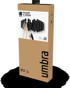 Umbra Picket Wall-Mounted Coat Rack Rail Hook - Image 7