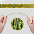 6 Inch Long Large Size Cotton Swabs 400PCS in Storage Box, Bamboo Sticks & - Image 2