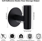 Adhesive Hooks Heavy Duty Wall Hooks Stainless Steel Waterproof Shower Hook - Image 3